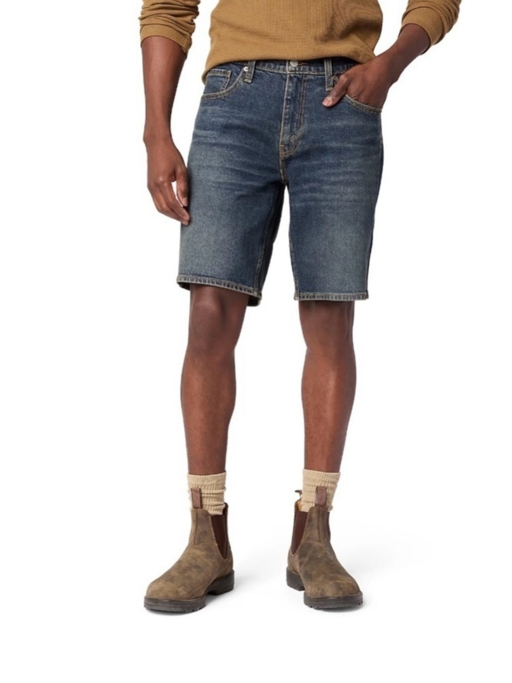 Levi  Strauss Men's Blue Jean Shorts
